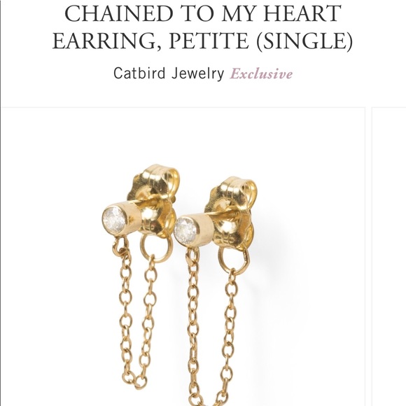 catbird Jewelry - ISO Catbird chained to my heart earring